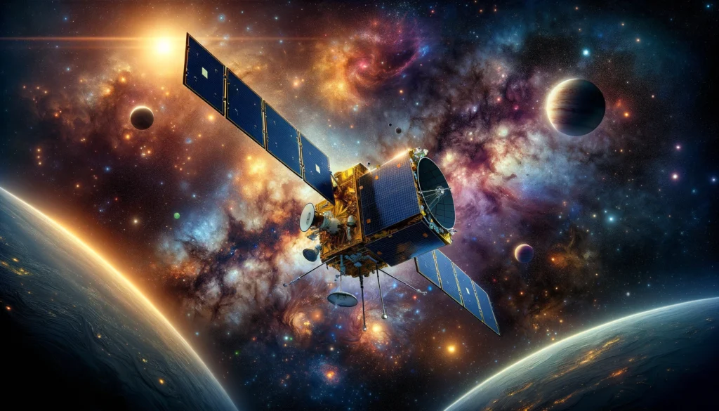 NASA's Transiting Exoplanet Survey Satellite (TESS) in space,