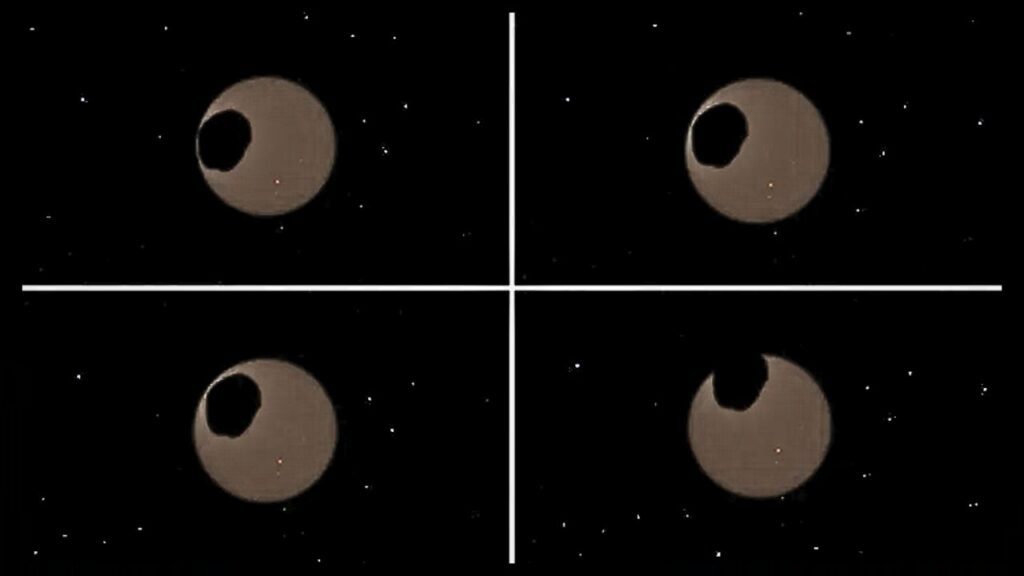 NASA's Mars Rover Captures Phobos Solar Eclipse