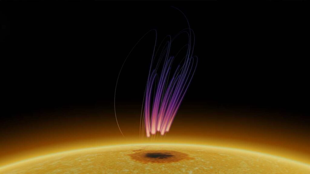 Nasa Discovers Aurora-Like Radio Bursts Above Sunspot