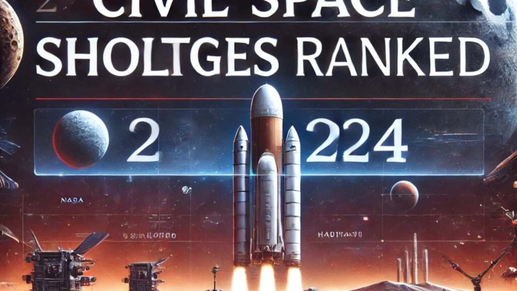 NASA Releases Groundbreaking 2024 Civil Space Shortfall Ranking